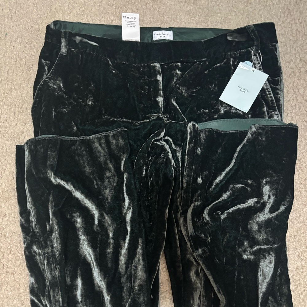 Paul Smith Green Velvet Pants